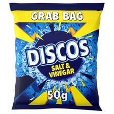 Discos Salt & Vinegar Grab Bag Crisps 50G