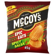 Mccoy's Epic Eats Spicy Salsa Crisps 45G