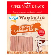 Good Boy Wagtastic Chewy Chicken Strips 660G