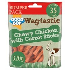 Good Boy Wagtastic Chicken & Carrot Sticks 320G