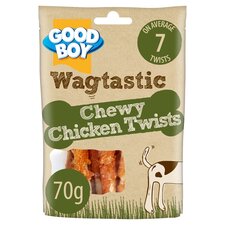 Good Boy Chicken Twists Dog Chew Treats 70G