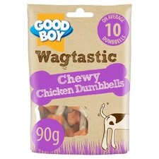 Good Boy Chewy Chicken Dumbbells Dog Treats 90G