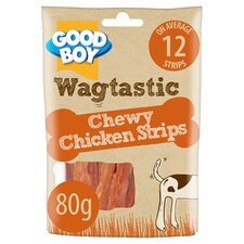 Good Boy Chewy Chicken Strips Dog Chew Treats 80G