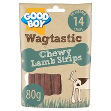 Wagtastic Treat Lamb Strips 80G