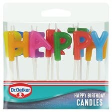 Dr Oetker Happy Birthday Candles