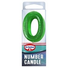 Dr. Oetker Number 0 Candle