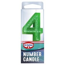 Dr. Oetker Number 4 Candle