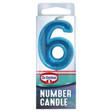 Dr. Oetker Number 6 Candle