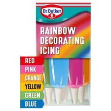 Dr Oetker Rainbow Decorating Icing 6 X 19G