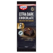 Dr Oetker Cooks Chocolate Extra Dark 150G