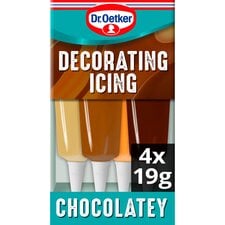 Dr. Oetker Decorating Icing Chocolatey 4X19g