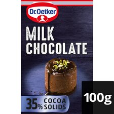 Dr. Oetker Milk Chocolate 35% Cocoa 100G