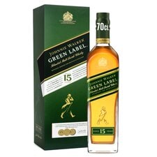 Johnnie Walker Green Label 15 Year Whisky Bottle 43% Vol 70cl