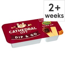 Cathedral City 5 Cheddar Sticks with Branston Pickle Dip 60g