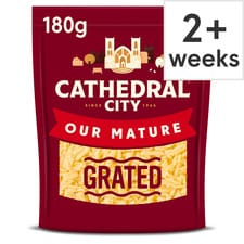 Cathedral City Grated Mature Cheddar Cheese 180 G