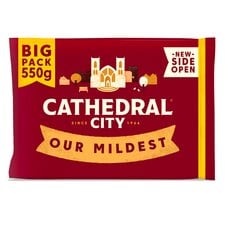 Cathedral City Mild Cheddar Cheese 550G