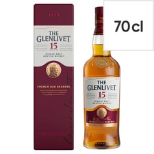 The Glenlivet French Oak Reserve 15 Year Old Single Malt Scotch Whisky 70cl