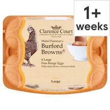 Clarence Court Burford Brown Large Free Range Eggs 6 Pack