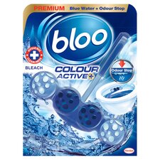 Bloo Blue Active Bleach Toilet Rim Block 50G