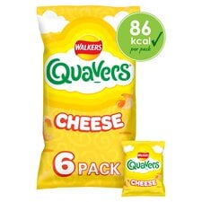 Walkers Quavers Cheese Multipack Crisps 6x16g