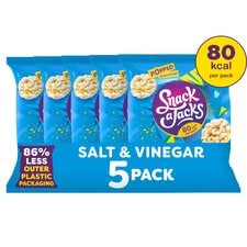 Snack a Jacks Salt & Vinegar Rice Cakes Multipack Snacks 5x19g