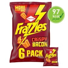 Smiths Frazzles Bacon Multipack Crisps 6 x 20g