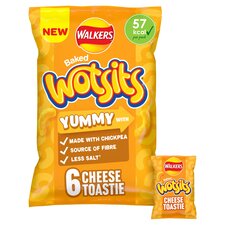 Walkers Wotsits Cheese Toastie Flavour Crisps 6 x 12g