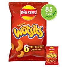 Walkers Wotsits Flamin' Hot Multipack Crisps 6x16g