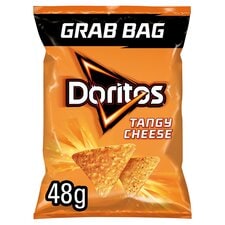 Doritos Tortilla Chips Tangy Cheese Grab Bag Crisps 48g