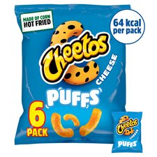 Cheetos Puffs Cheese Multipack Snacks 6x13g