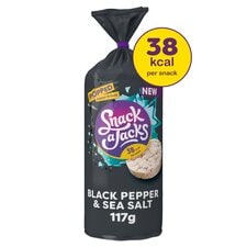 Snack a Jacks Black Pepper & Sea Salt Jumbo Rice Cakes 117g