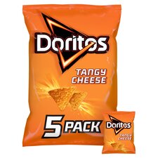 Doritos Tortilla Chips Tangy Cheese Multipack Crisps 5x30g