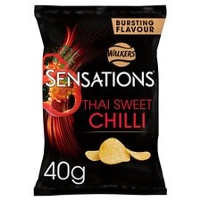 Walkers Sensations Thai Sweet Chilli Grab Bag Crisps 40g