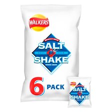 Walkers Salt & Shake Multipack Crisps 6x24g