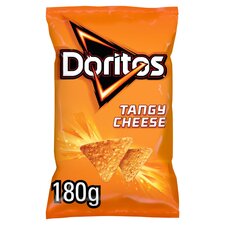 Doritos Tortilla Chips Tangy Cheese Sharing Bag Crisps 180g