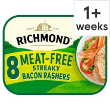 Richmond 8 Meat-free Streaky Bacon Rashers 120g