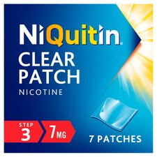 NiQuitin Clear Patch Stop Smoking Aid 7mg Nicotine Patches 7s