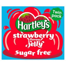 Hartley's Strawberry Flavour Jelly Sugar Free Twin Pack 23g