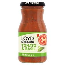 Loyd Grossman Tomato & Basil Pasta Sauce 350G