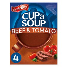 Batchelors Cup A Soup Beef & Tomato 4 Pack 88G