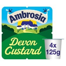 Ambrosia Ready To Eat Devon Custard 4 X 125G