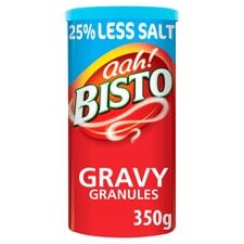 Bisto Traditional Reduced Salt Gravy Granules 350G