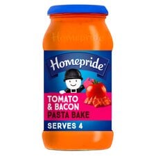 Homepride Pasta Bake Creamy Tomato & Bacon 485G