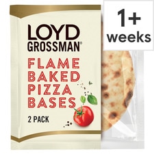 Loyd Grossman Flame Baked Pizza Bases 2 Pack 220G