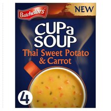 Batchelors Cup A Soup Thai Sweet Potato & Carrot 4 Sachts 86G