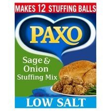 Paxo Low Salt Sage & Onion Stuffing Mix 170G