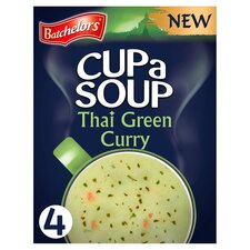 Batchelors Cup A Soup Thai Green Curry 4 Sachets 69G