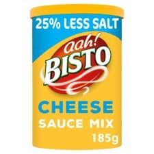 Bisto 25% Less Salt Cheese Sauce Mix 185G