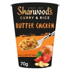 Sharwood's Butter Chicken Instant Curry & Rice Pot 70g