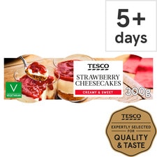 Tesco Strawberry Cheesecake 3 X 100G